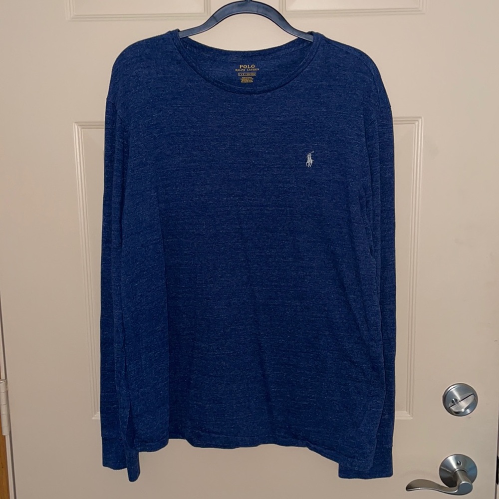 Mens Polo Ralph Lauren Long Sleeve T-shirt (Navy)